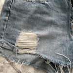 Urban Outfitters BDG  Tomgirl distressed blue button fly cotton shorts, size 26” Photo 10
