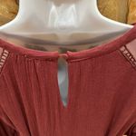 Hayden Artsy Burgundy Dress or Long Tunic Blouse by Medium Large Holiday Wear Photo 6