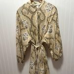 H&M  boho tunic mini dress with macrame shell belt sz large Photo 3