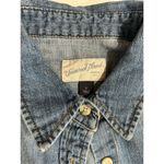 Universal Threads Universal Thread Womens dress Size S Sleeveless Button Up Blue Chambray Denim Photo 2