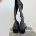 B Makowsky  Tall Gray Suede Riding Boots LeAnn Womens 8.5 Western Photo 1