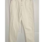 We Wore What by Joe’s The Danielle Bone White High Rise Button Fly Jeans 25 Photo 2
