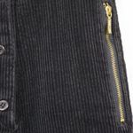 Jordache Vintage Asymmetrical Front Black Corduroy Pants Photo 7