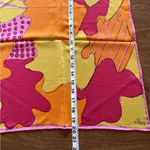 Vera Neumann Ladybug Abstract Pink Orange MOD Groovy Retro Square Scarf Vintage Photo 6