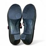 NAOT Luma Red Black Leather Mary Janes Chunky Heel Pump Shoes EU 39 US 8 Goth Photo 9