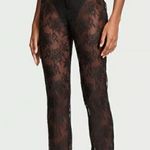 Victoria's Secret VS Archives Sheer Black Lace Pants Sleep Beach Summer Resort M Photo 0