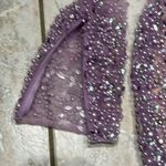 Hot Miami Styles Purple Rhinestone Sparkle Gem Dress Size S C26 Photo 6