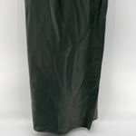 BHLDN  Freya Satin Charmeuse Maxi Slip Dress Moss Green Bridesmaid Size 14 NWT‎ Photo 4