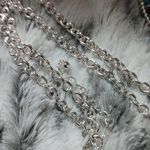 Silver Magnetic Crystal Star Pendant w/ Chain Necklace Blue Photo 4