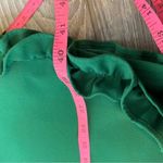 Eloquii  ruffle trim green dress fit flare long sleeve sz 20 Photo 3