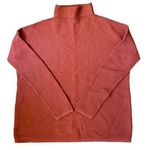 French Connection Soft Ribbed Boxy Knit Sweater Jumper Top Orange Size XS Small Photo 0