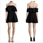 Keepsake The Label Strapless Serenity Ruffled Mini Dress Black Photo 1