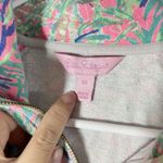 Lilly Pulitzer Pink Palms Bamboo Popover 1/2 Zip Sz XS Photo 6