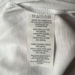 Michael Kors MICHAEL Studded Short Sleeve T Shirt White Gold Tone Size Small Photo 6