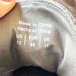 Artefact Clothing Gray Suede Leather Lace Up 5" Ankle Boots Men's Size 12 Fall Photo 4