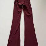 Lululemon athletica Groove Super-High Rise Flared Pant Red Merlot-Size 0 Photo 3