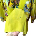 Spense Yellow Floral Babydoll Blouse Boho Peasant Fairycore Ethereal Garden M Size M Photo 5