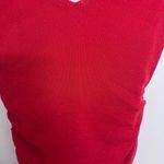 Hello Molly red shimmer ruched sleeveless mini dress Photo 3