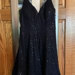 B. Smart Blue Homecoming Dress Photo 0