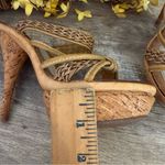 Boston Proper  Braided Platform Heel Sandals NO Size Approx. 6/6.5 Open Toe Boho Photo 6