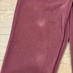Lululemon  Brushed Softsteam Split Hem High Rise Pant Size 4 Red Merlot Photo 6
