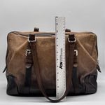 Prada  Milano Authentic Glacecalf Sfumato Leather Handbag Brown Italy Photo 4