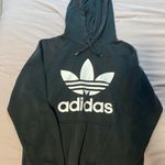 Adidas Hoodie Sweatshirt Black Size M Photo 0