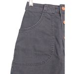 Marine layer  Archive A Line Skirt Women's 0 Black Mini Stretch Dark Academia Photo 1