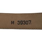 Brighton Vintage 1996  Women’s M 34” Brown Croc Embossed Leather Silver Tone Belt Photo 6