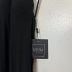 Mac Duggal Crystal Halter Jersey Gown in Black Size US 0 NWT Photo 5