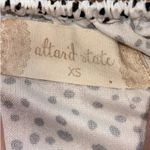 Altar'd State White and Black Polka Dot Crop Top With Tie Back Size XSmall Photo 8