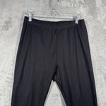 LL Bean Pants Womens‎ Black Pull On Crop Medium Casual Comfort Layering Neutral Photo 3