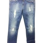 Replay women's 28 rip distressed stretch comfort "PEARL" jeans 29x32 29x30 29x29 Blue Photo 0