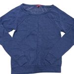 Mitchell & Ness  Sweatshirt Women X Small Blue Blank Soft Knit Fleece Pullover‎ Photo 0