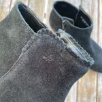 Jack Rogers  Women’s Black Bailee Suede Ankle Bootie wear on inside of boots Photo 4