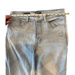 Wild Fable  Super High Rise Straight Jeans Womens 8 Light Wash Distressed Denim Photo 5