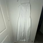 Madewell  Poplin Seamed Maxi Dress in White Size: 4, NWT Photo 4