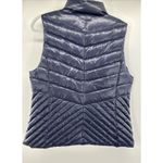 Talbots  Puffer Down Vest Woman's Size Large Navy Quilted Outdoor Photo 8
