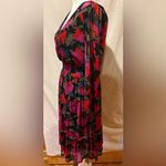 Kate & Lily floral print long sleeve dress NWT women’s size 6 Black Photo 3