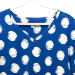 Chico's  Shirt Medium Or 1 Dolman Abstract Art To Wear Travel Vacation Beach Boat Photo 2