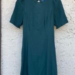 Old Navy NWT  Emerald Isle Fit and Flare mini dress xs blue green puff sleeve Photo 1