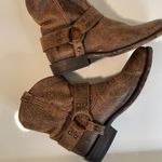 Frye  Wyatt Harness Short Leather Boots Size 6.5 Photo 2