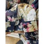 Love Riche Boutique Women Blue Floral Polyester Long Sleeve V-Neck Romper Size S Photo 8