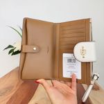 Coach NWT  Tech Wallet In Signature‎ Canvas With Floral Cluster Print Photo 4