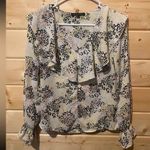 Seven7 ruffle blouse XS Photo 2
