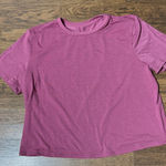 Outdoor Voices  Short Sleeve Tee in Plum Photo 0
