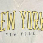 Aeropostale Cozy Urban NYC Inspired Graphic Cropped Sweatshirt Women Size M NWOT Photo 1