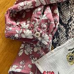 Gimmicks by BKE Gimmicks Floral and Snake Print Wrap Top Photo 3