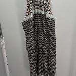 MSK Geometric Print Halter Blouson Dress Multiple Size L Photo 0