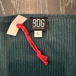 BDG Urban Outfitters Green Surplice Neck Cropped Blouse Long Sleeve Size L Photo 4